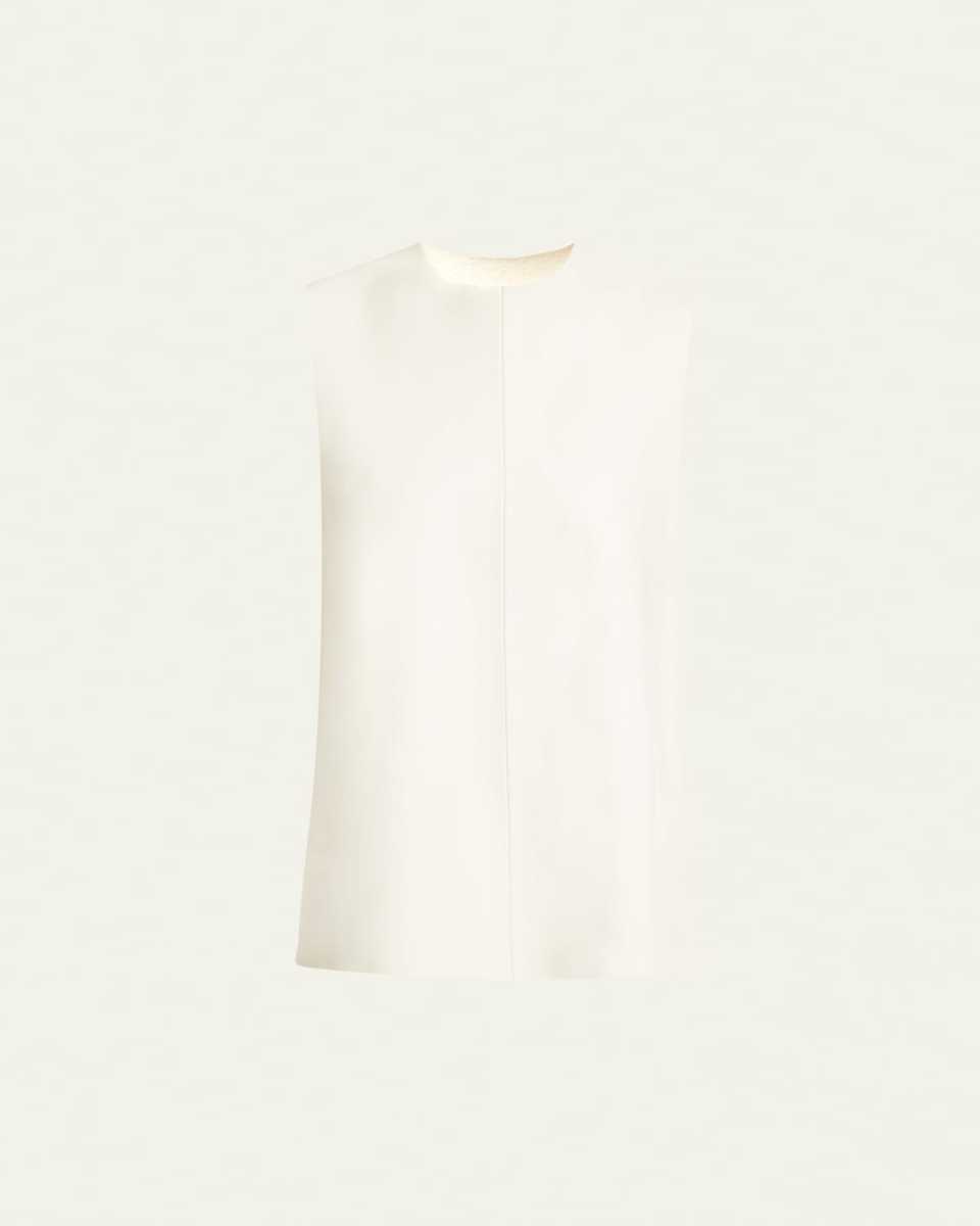 Noa Backless Buckled Textured Leather Top